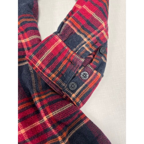 Patagonia Shirt Organic Cotton Flannel Button Plaid Button Shirt Women’s Size 6 - Picture 5 of 6